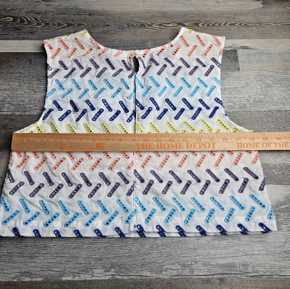 Onia NEW Charlottw Top Geo Stitch Medium - Picture 6 of 9